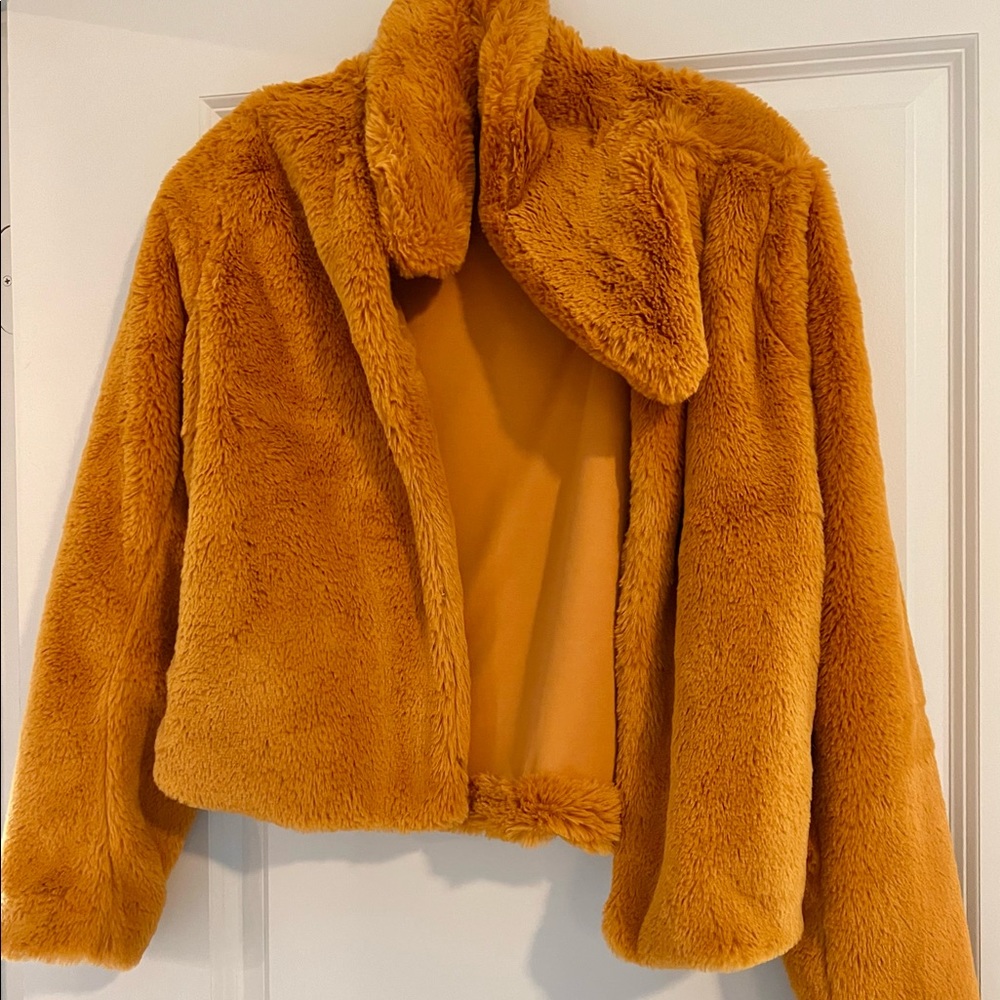 Express Camel faux fur
